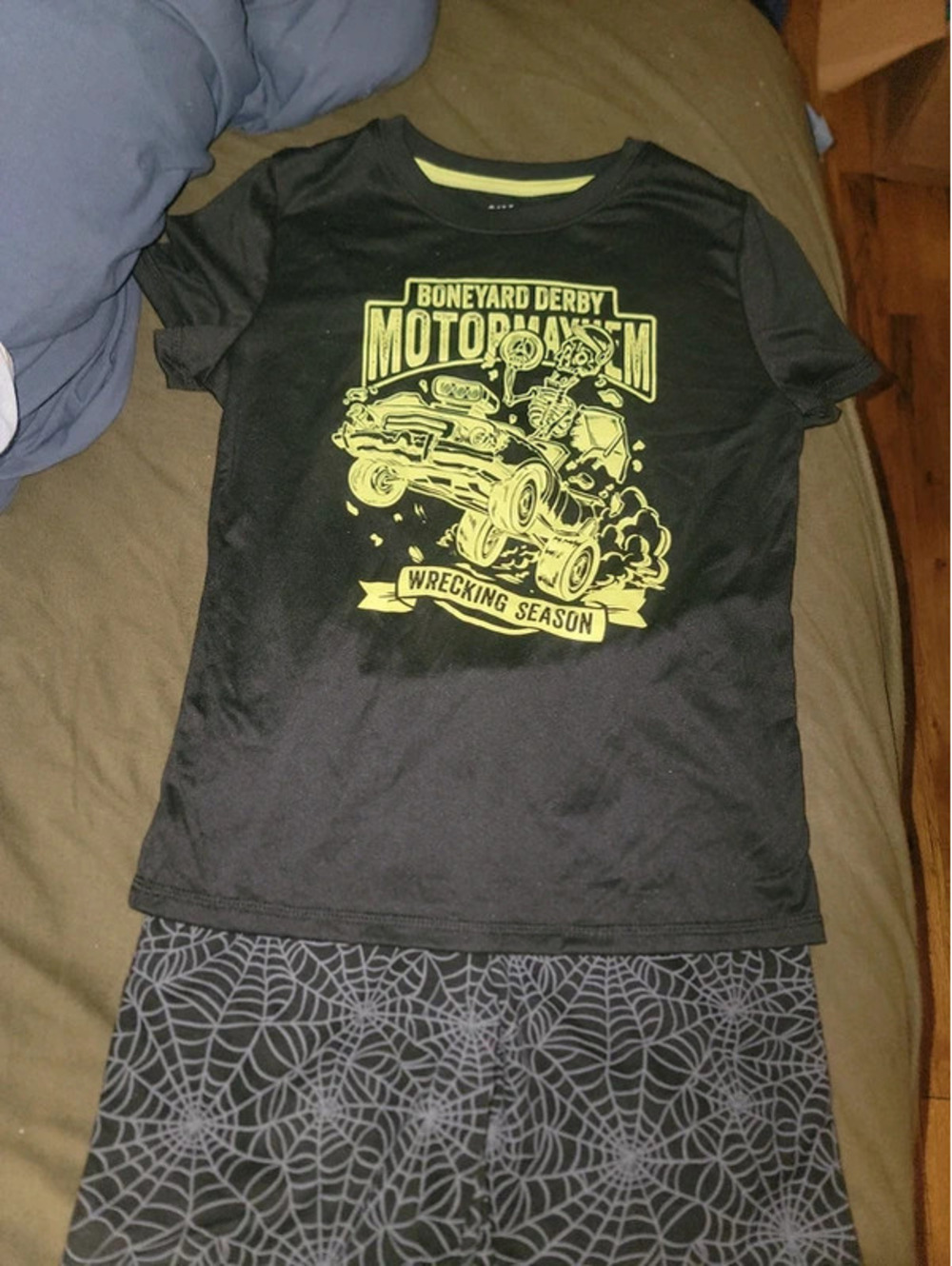 Boys medium cat & jack pj set halloween